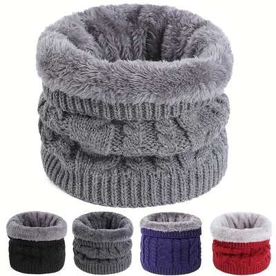 Fashion Polyester Fiber Neck Warm Scarf Suitable for Comfortable Winter Accessories for Men and Women in Cold Weather - Smarsty