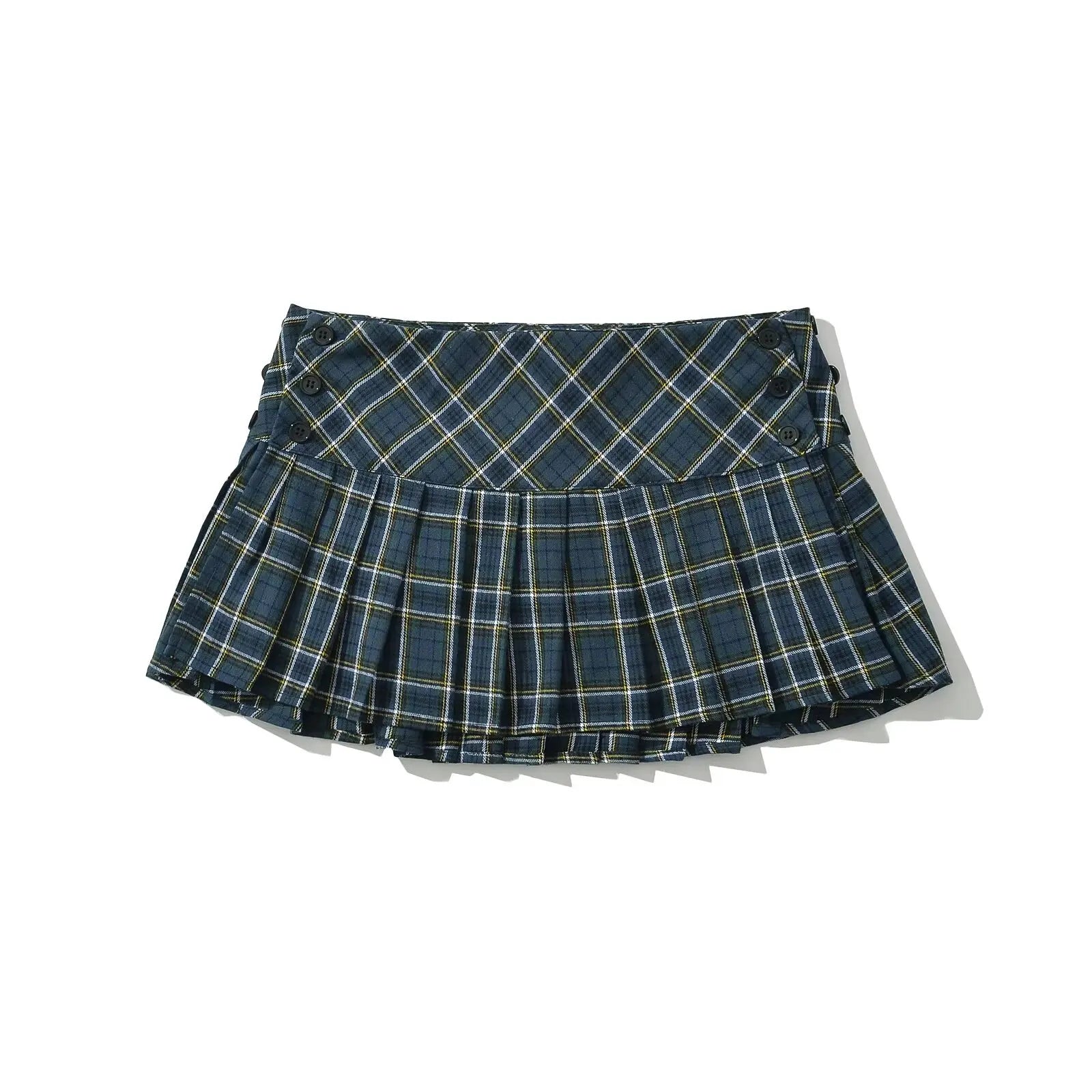 Summer Mini skirts for woman vintage korean fashion plaid skirts for women y2k skirts pleated red plaid skirts preppy style - Smarsty