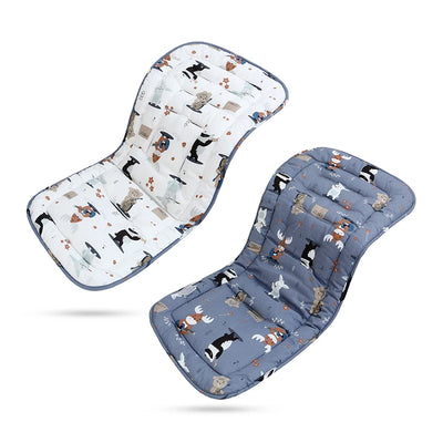 Comfortable Cotton Baby Stroller Pad Four Seasons General Soft Seat Cushion Child Cart Seat Mat Kids Pushchair Cushion For 0-27M by Smarsty