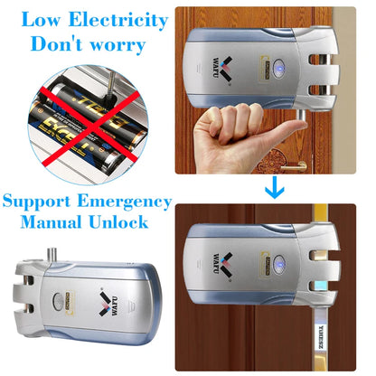 Smart Invisible Deadbolt Door Lock with Remote Control - Smarsty
