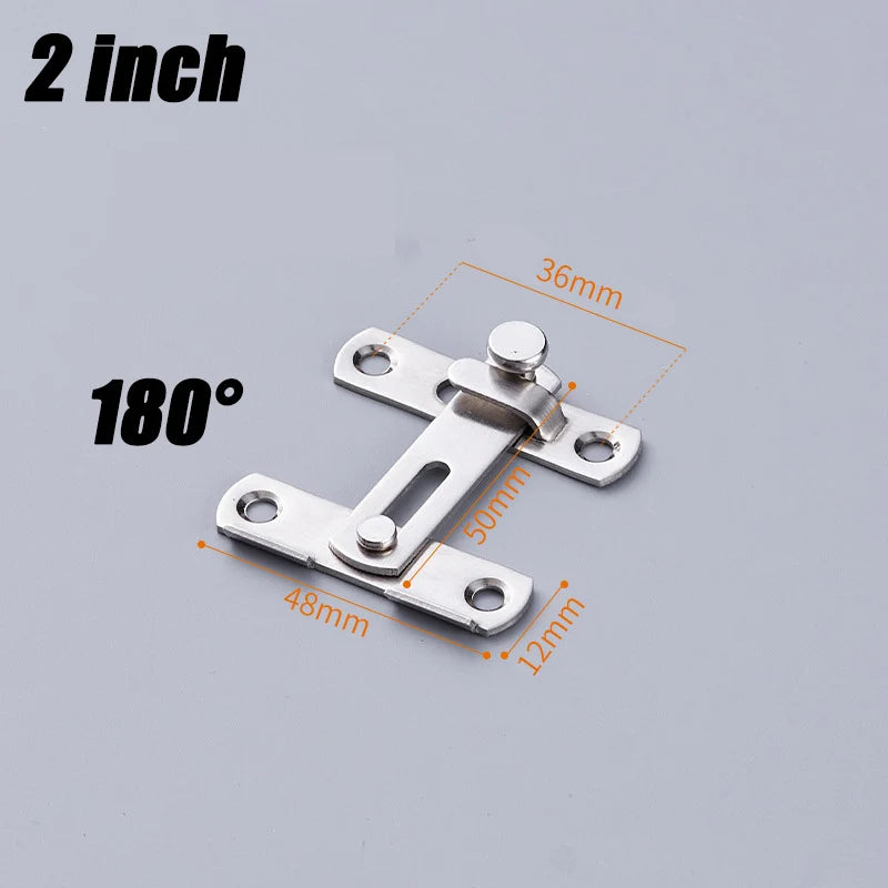 Sliding Barn Door Latch Sliding Right Angle Door Latch Door Bolt Wine Cooler Closet Window Door Latch Plug Baby Safety Latch - Smarsty