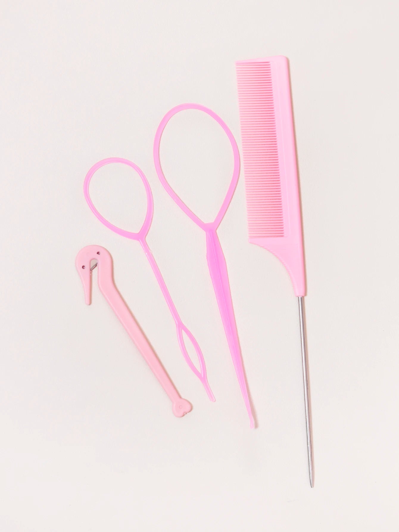 4-Piece Hair Styling Accessories Set with Braid Tool - Smarsty