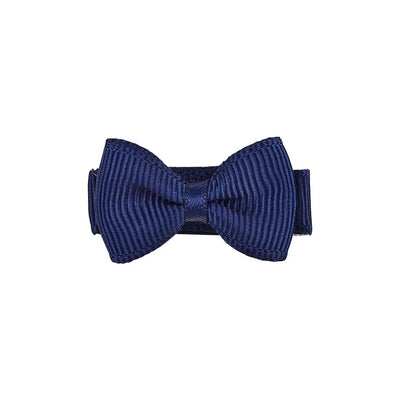 Mini Hair Bows Clip For Baby Girls Ribbon Covered Secure - Smarsty