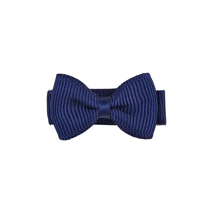 Mini Hair Bows Clip For Baby Girls Ribbon Covered Secure - Smarsty