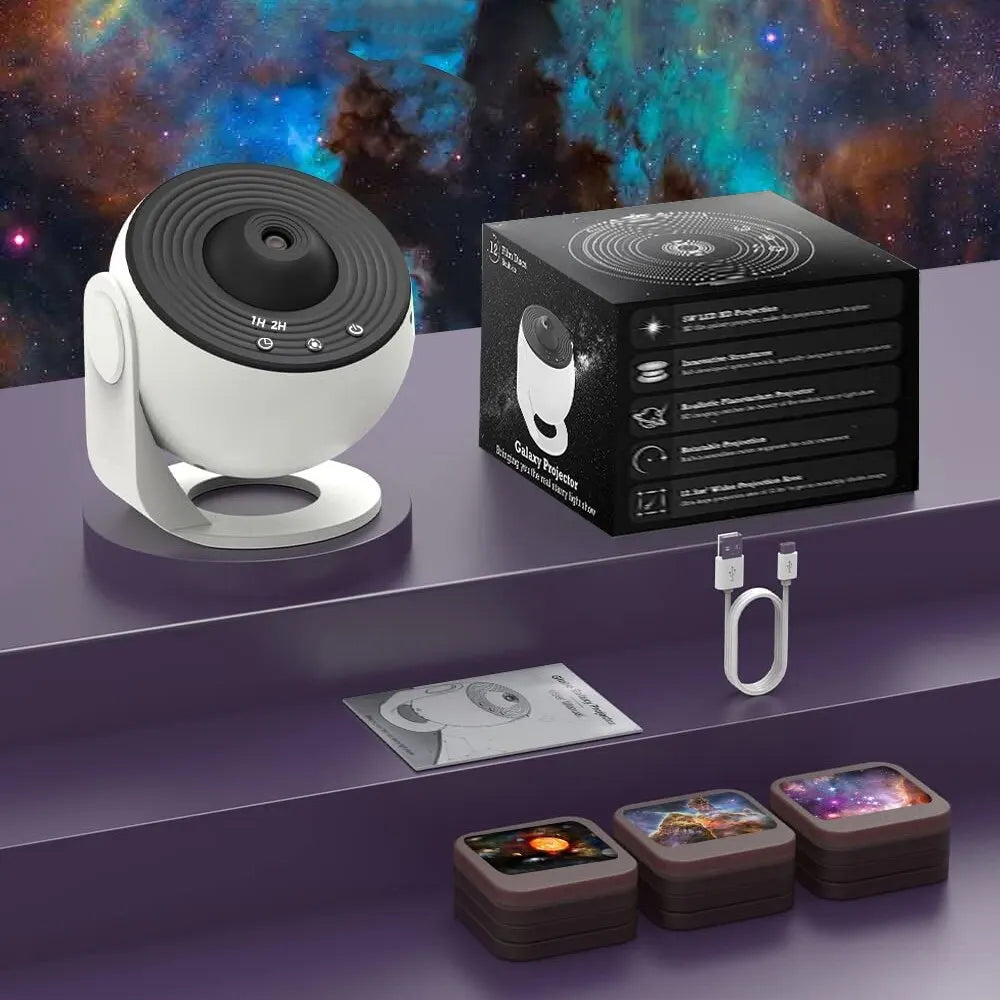 Galaxy Projector Night Light for Kids Room Decor - Smarsty