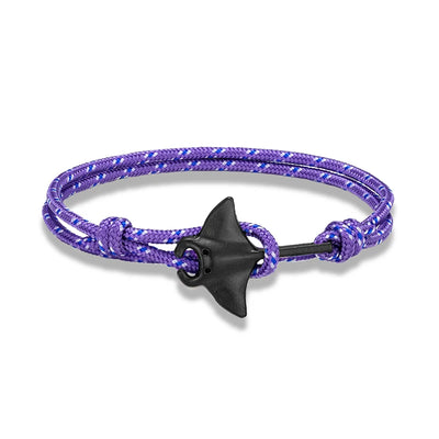 Adjustable Ocean Animals Manta Ray Paracord Bracelet - Smarsty