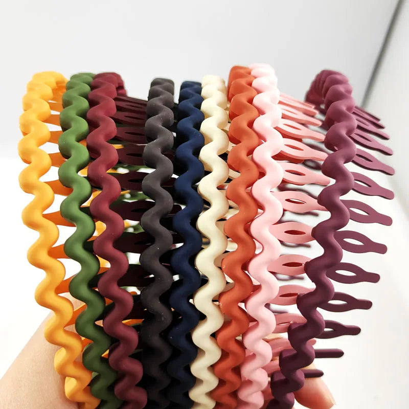Frosted Color Non-Slip Hair Clip Headbands - Smarsty