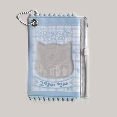 INS Transparent Candy Bag Badge Holder Korean Photocard Holder Display Bag Pendant Idol Photo Card Protective Cover Card Holder - Smarsty