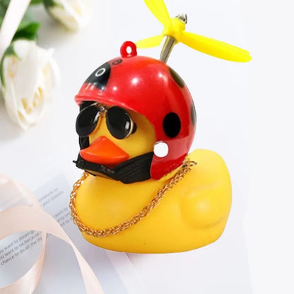 Cute Yellow Duck Helmet Car Decoration for Wind Break - Smarsty