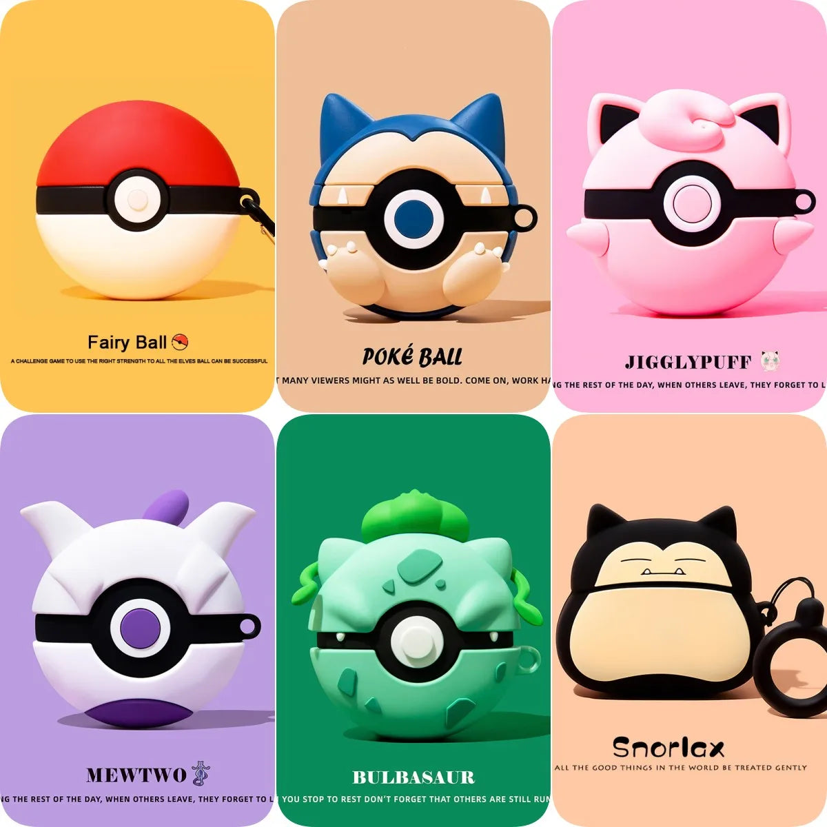Cute Poke Ball Silicone Case For Airpods Pro 2 - Smarsty
