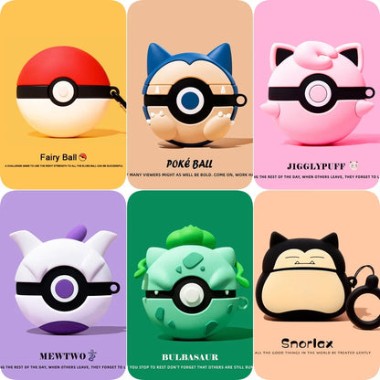 Cute Poke Ball Silicone Case For Airpods Pro 2 - Smarsty