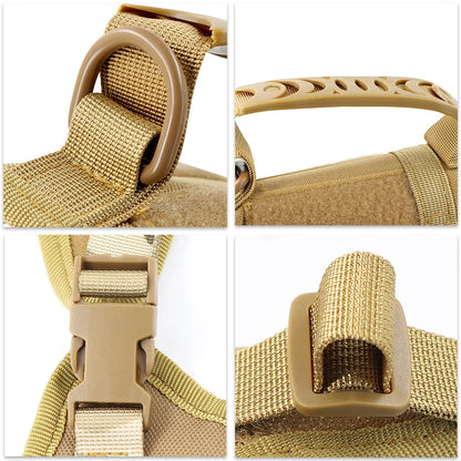 Adjustable Tactical Puppy Harness and Leash for Training - Smarsty