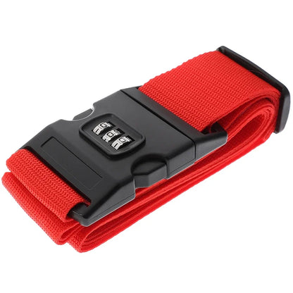 Luggage Strap Anti-theft Luggage Buckle  Password Adjustable Bundling Packing Baggage Belt Suitcase Trunk Belts Bag Accessories