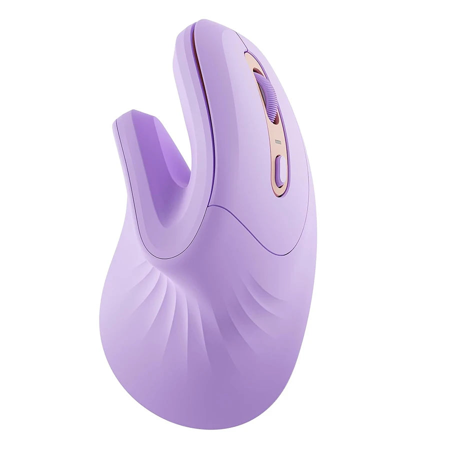 SEENDA Ergonomic Mouse with Jiggler Wireless Dual Mode Vertical Mouse for Computer PC Laptop Mac Windows Reduces Wrist Strain