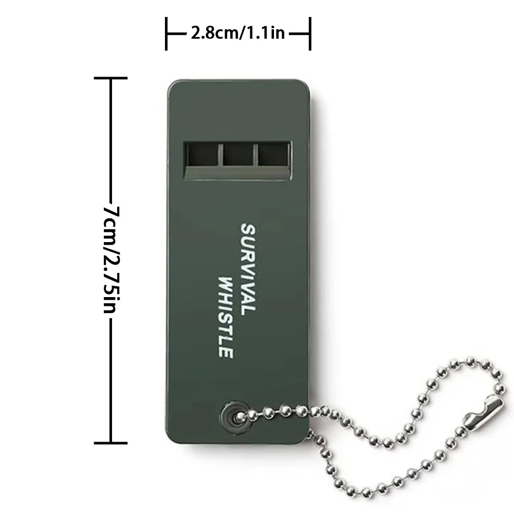 3-Frequency Whistle High Decibel Survival Whistle Outdoor Hiking Camping Whistle 3 Holes Hunting Whistle Emergency Survival Tool by Smarsty