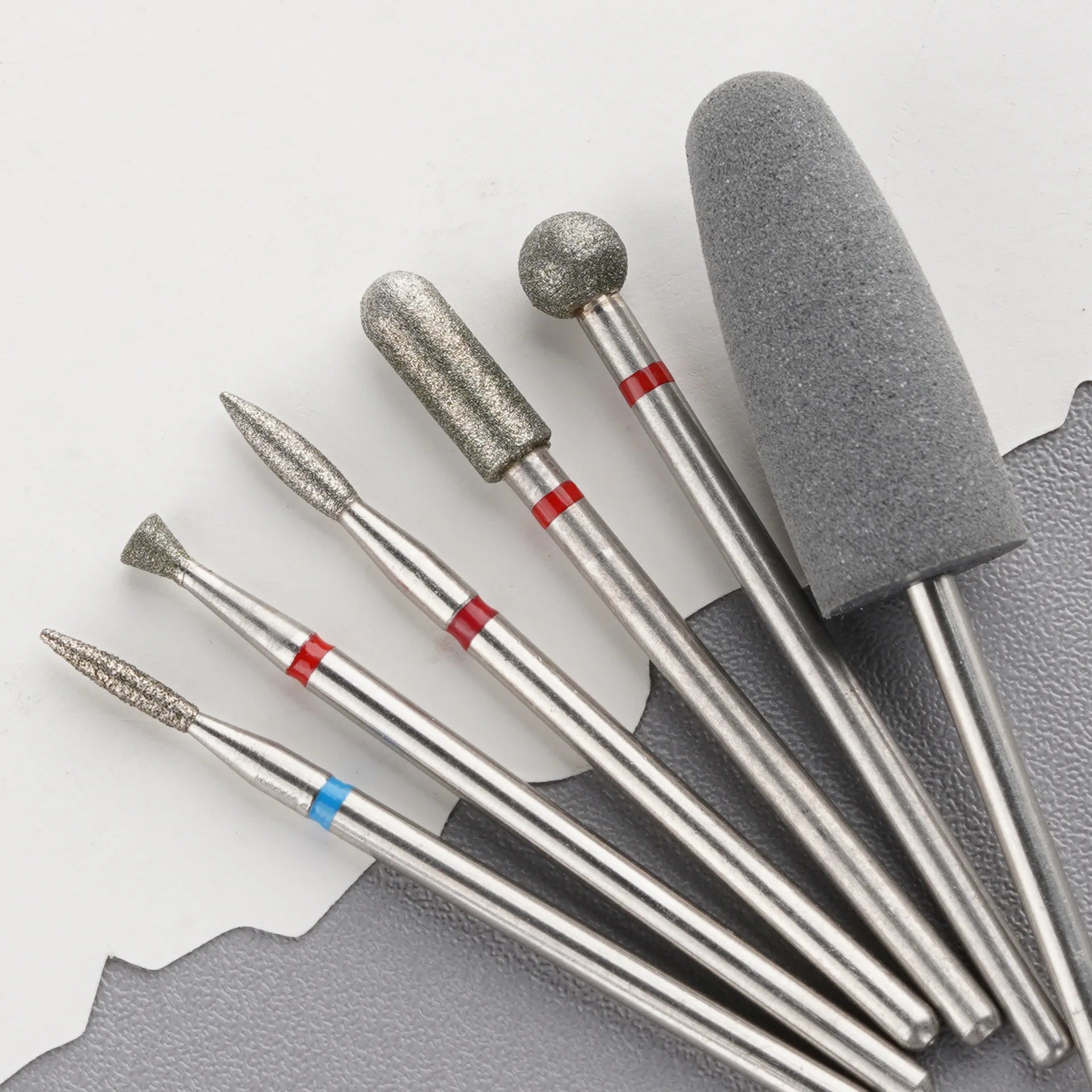 6 Piece Electric Nail File Set for Acrylic Removal - Smarsty