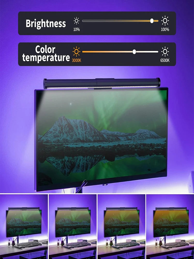 RGB Desktop Atmosphere Light Strip for Eye Protection - Smarsty
