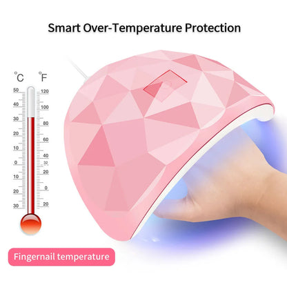 LULAA UV Nail Polish Lamp with Automatic Sensing Feature - Smarsty