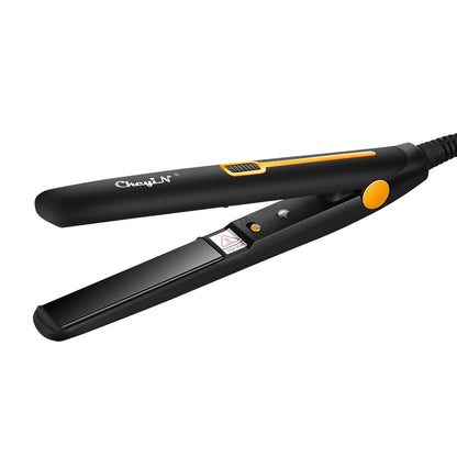 CkeyiN Mini Hair Flat Iron 2 in 1 Portable Straightener and Curler - Smarsty