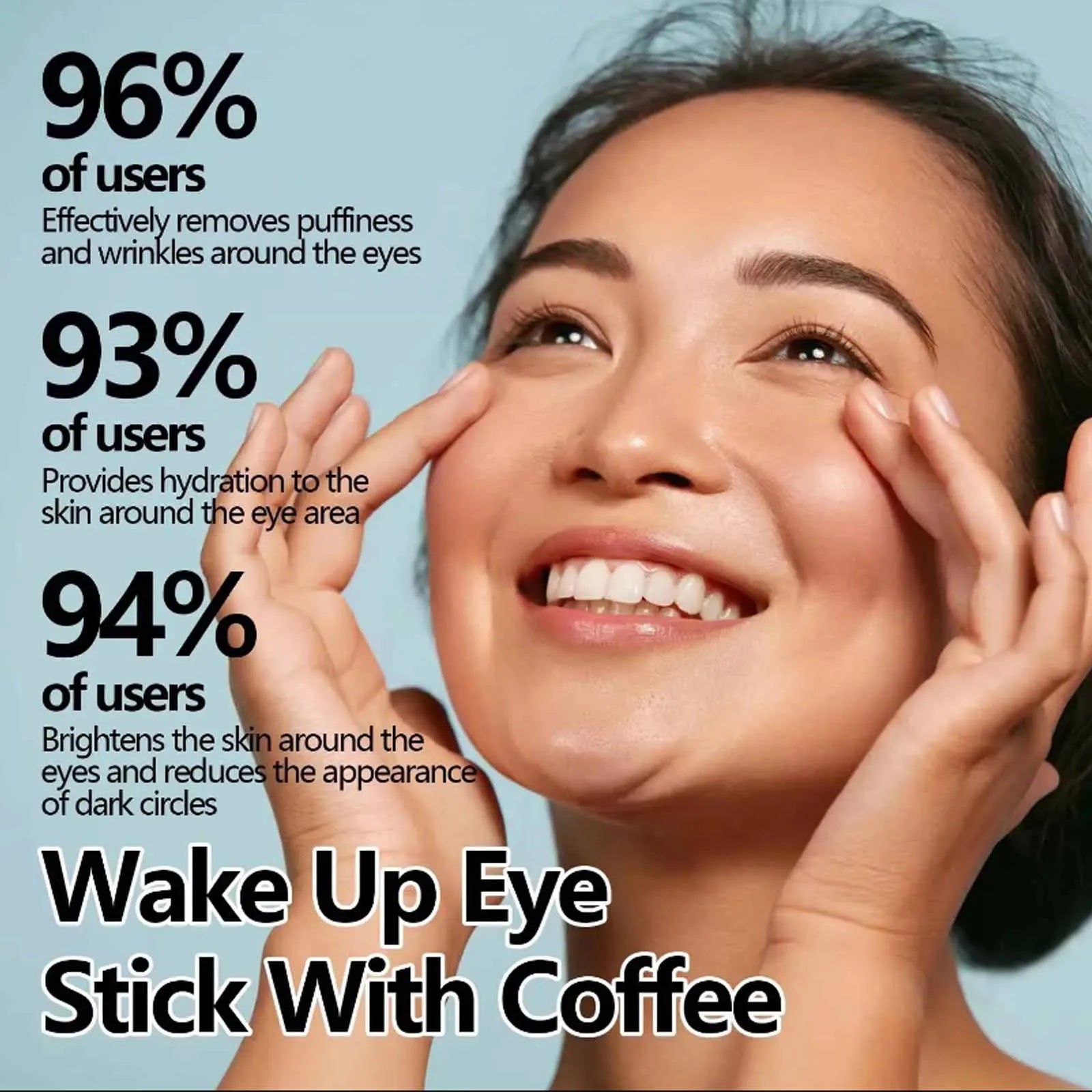 Snail Eye Cream Stick for Dark Circles and Puffiness - Smarsty