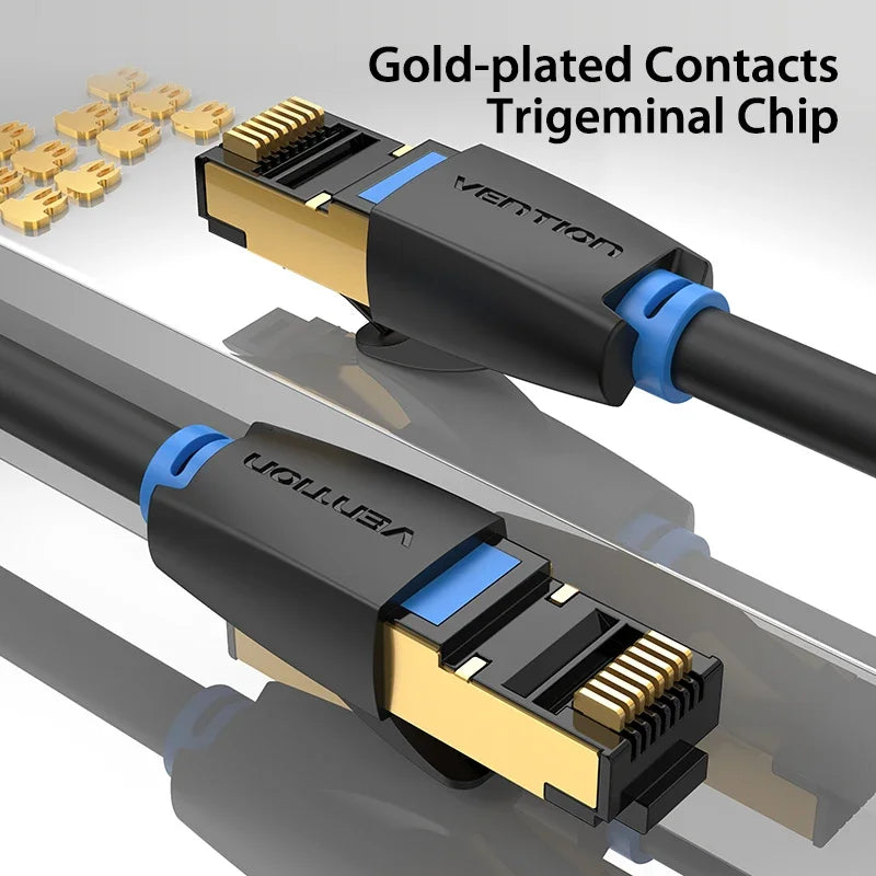 High-Speed Vention Cat8 Ethernet Cable 40Gbps - Smarsty