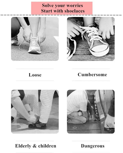 1Pair Elastic Lazy Shoelaces No Tie Shoe Laces Sneakers Flats Shoelaces for Kids Adult Quick Shoelace Fit All Shoes Freeshipping