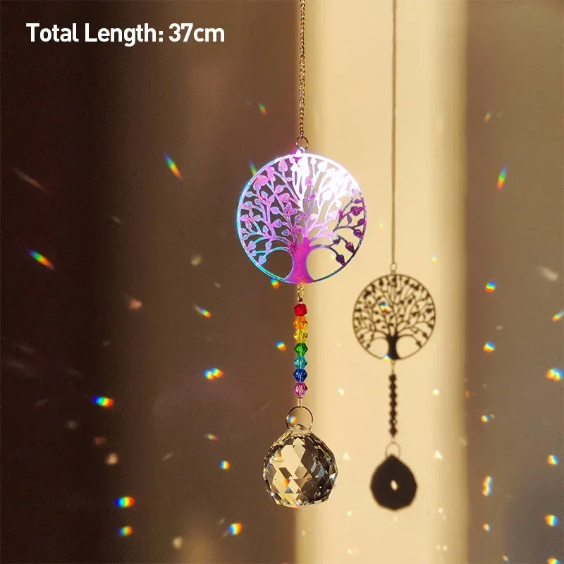 Colorful Crystal Pendant Suncatcher for Home Decoration - Smarsty