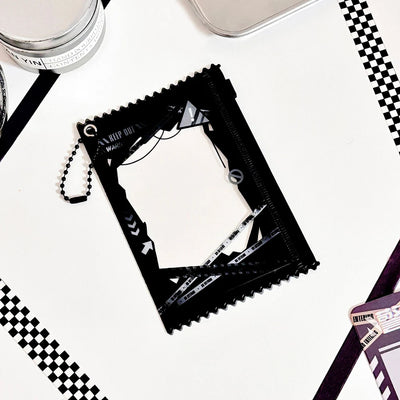 INS Transparent Candy Bag Badge Holder Korean Photocard Holder Display Bag Pendant Idol Photo Card Protective Cover Card Holder - Smarsty