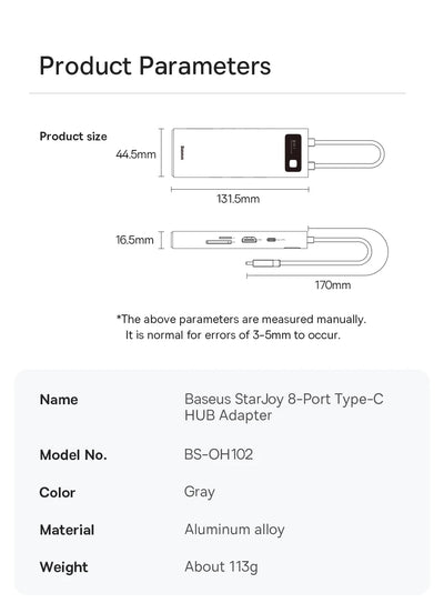 USB C Hub 4K 60Hz EthernetRJ45 PD 100W PowerDelivery - Smarsty