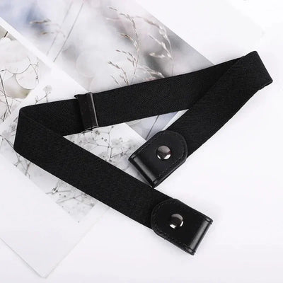 Adjustable Elastic Waistband Belt Buckle Free Comfort - Smarsty