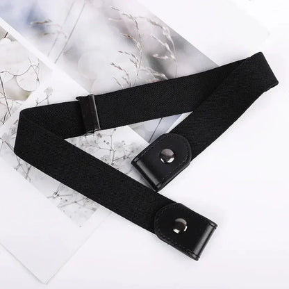 Adjustable Elastic Waistband Belt Buckle Free Comfort - Smarsty