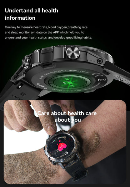 Bluetooth Call Smart Watch for Men with Fitness Tracker - Smarsty