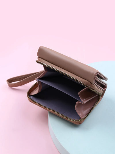 Luxury Brand Women's Small Wallet Female Card Holder Short Wallets with Coin Purse for Woman Ladies PU Leather Hasp Mini Clutch - Smarsty