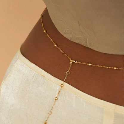 Adjustable Gold Belly Chain for Women Body Jewelry - Smarsty