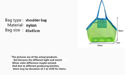 Portable Mesh Beach Tote For Kids Bath Toy Storage Bag - Smarsty