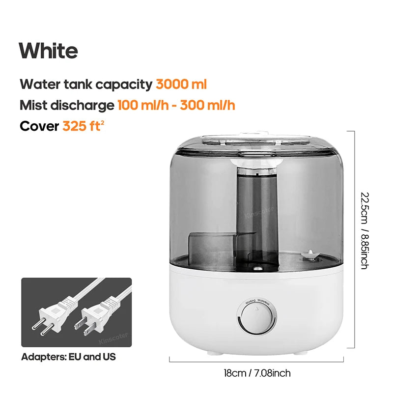 Large Capacity Aromatherapy Air Humidifier with Remote Control - Smarsty