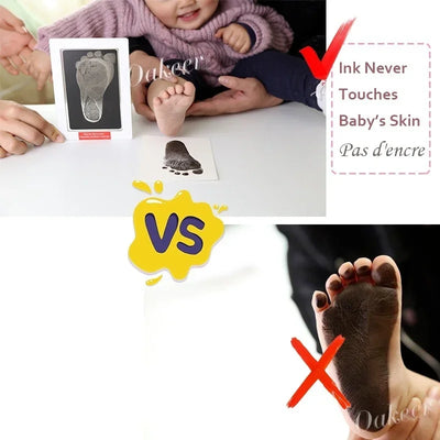 Safe Inkless Baby Handprint Kit No Touch Footprints Two Pack - Smarsty