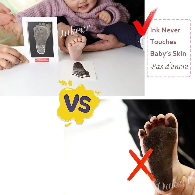 Safe Inkless Baby Handprint Kit No Touch Footprints Two Pack - Smarsty