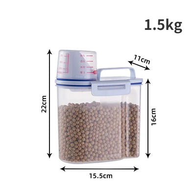 Moisture-Proof Plastic Pet Food Storage Container - Smarsty