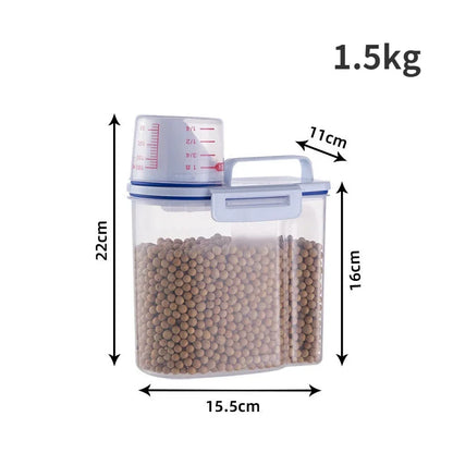 Moisture-Proof Plastic Pet Food Storage Container - Smarsty