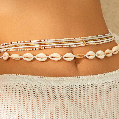 Boho Starfish Pendant Belly Chain for Women - Smarsty