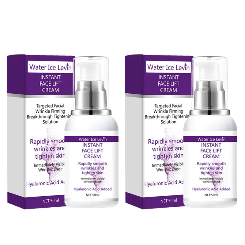 Instant face lift cream with hyaluronic acid for wrinkles. Firming solution. - Smarsty