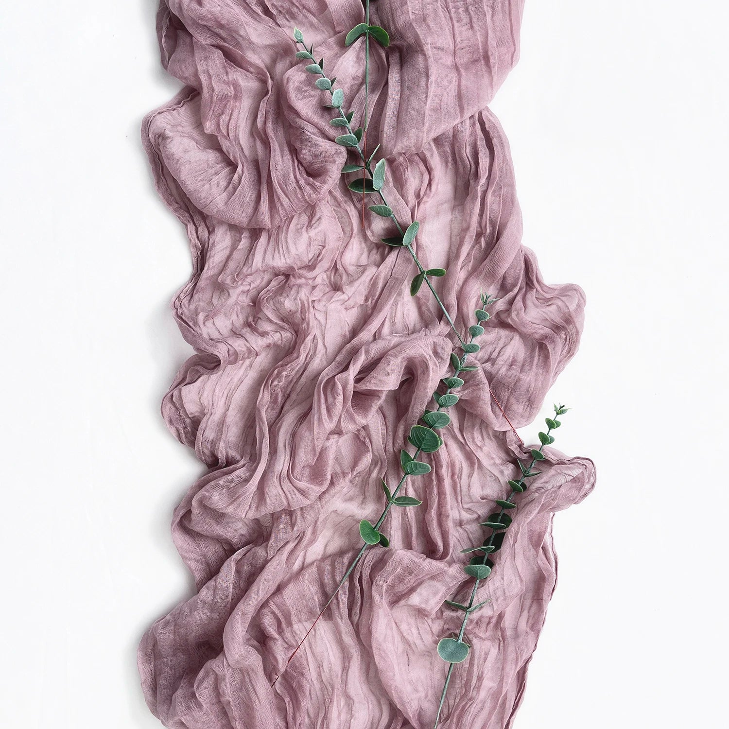 Semi-Sheer Gauze Table Runner for Elegant Events - Smarsty