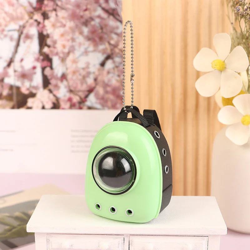 Labubu Doll Canvas Backpack Simulation Pet Bag for 15/17cm Dolls Cute Doll Accessories by Smarsty