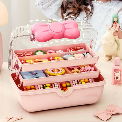 Cute Multi-Layer Hairpin Organizer for Kids Accessories - Smarsty