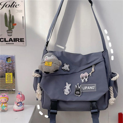 Nylon One Shoulder Crossbody Bag Large Capacity Travel - Smarsty