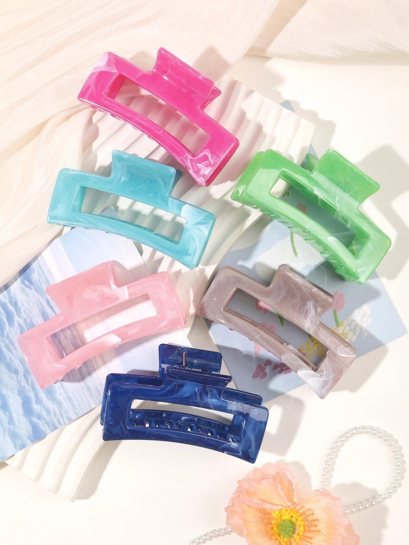 Hair Claw Clips Strong Hold Nonslip For Thick Hair - Smarsty