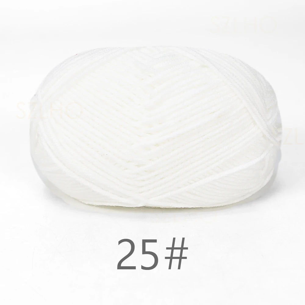 Soft Milk Cotton Yarn for Hand Knitting Projects - Smarsty