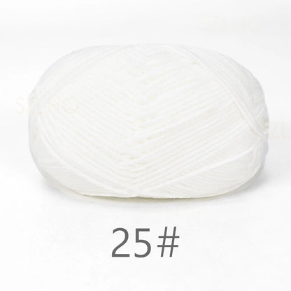 Soft Milk Cotton Yarn for Hand Knitting Projects - Smarsty