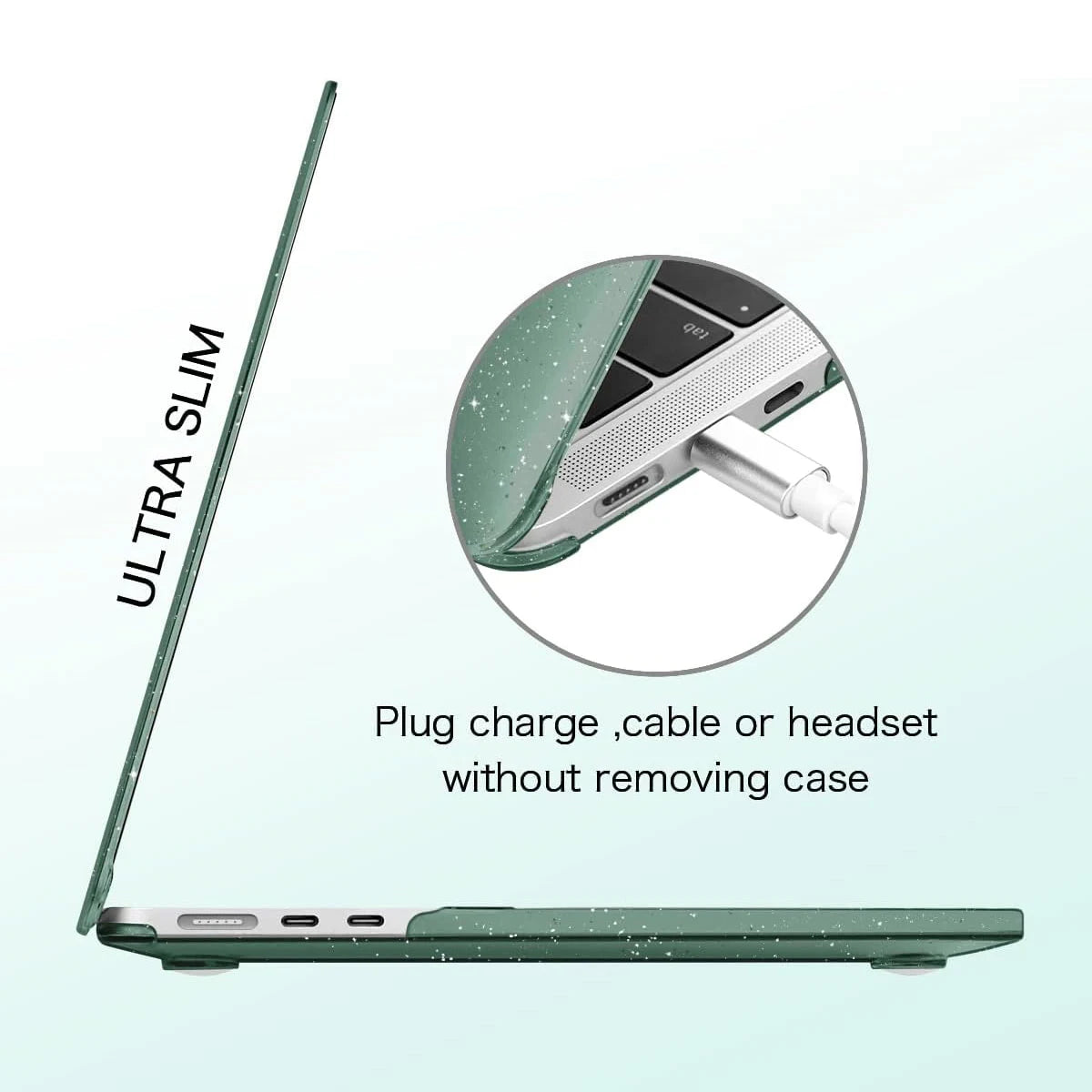 MacBook Air UltraSlim Hard Shell Case 13 to 15 Inches